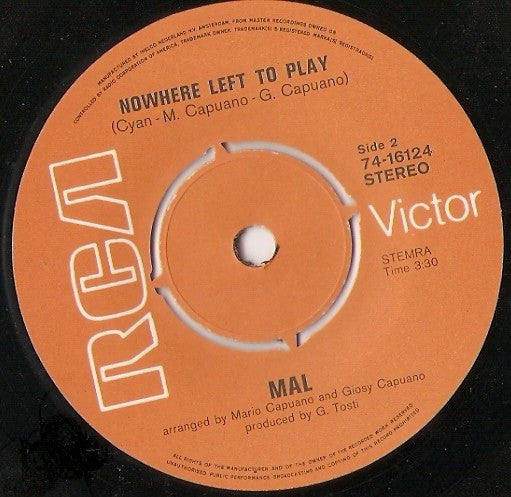 Mal : Mighty Mighty Roly Poly / Nowhere Left To Play (7", Single)