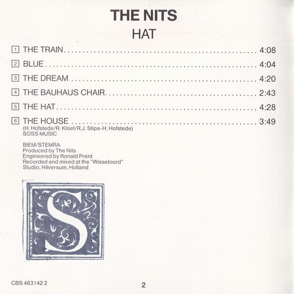 The Nits : Hat (CD, MiniAlbum)