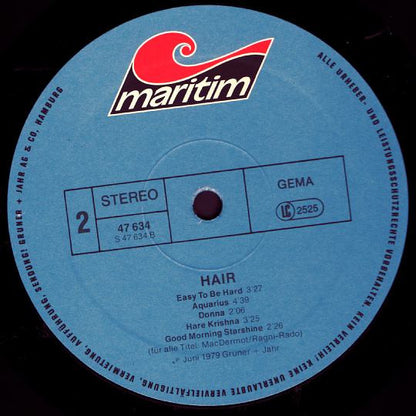 Unknown Artist : Hair (LP)