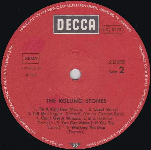 The Rolling Stones : The Rolling Stones (LP, Album, RE, Pos)