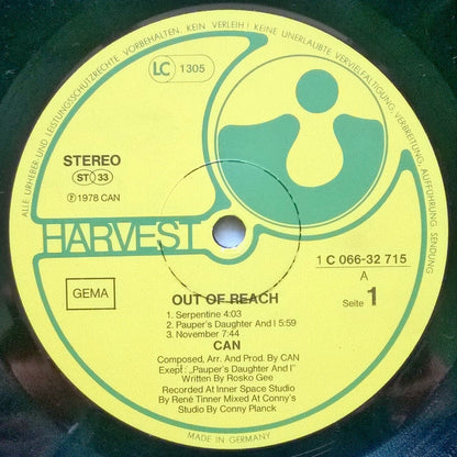 Can : Out Of Reach (LP, Album)