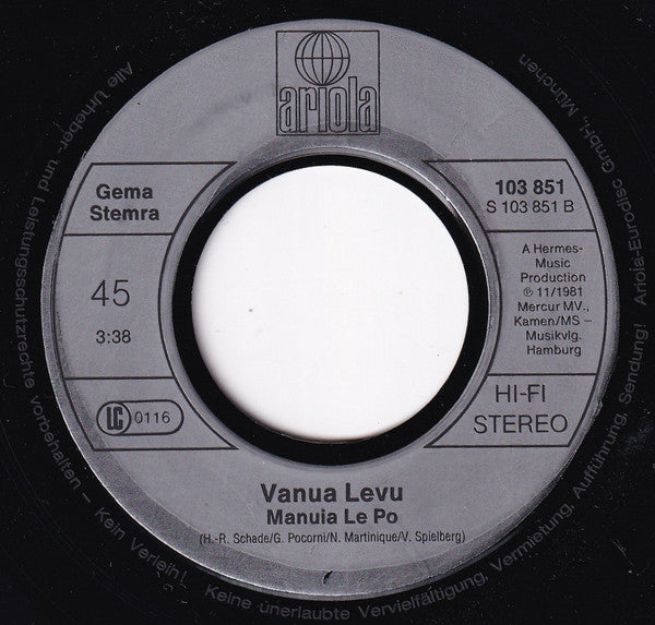 Vanua Levu : Little Island In The Sun (7", Single)