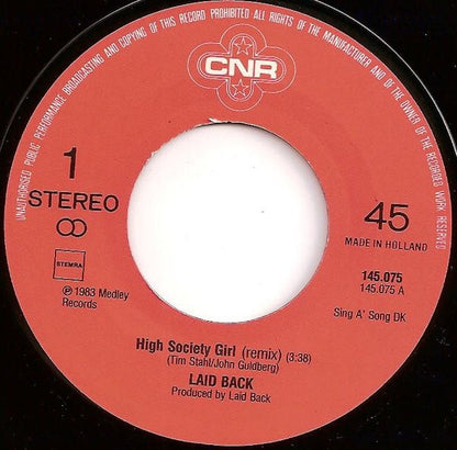 Laid Back : High Society Girl (7", Single)