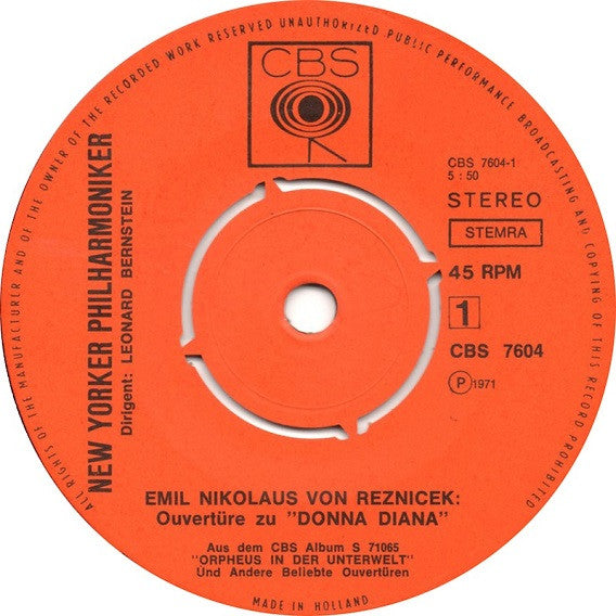 Leonard Bernstein : Donna Diana (7")