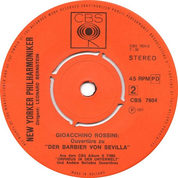 Leonard Bernstein : Donna Diana (7")