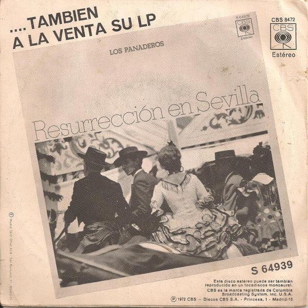 Los Panaderos : Perdona (7")