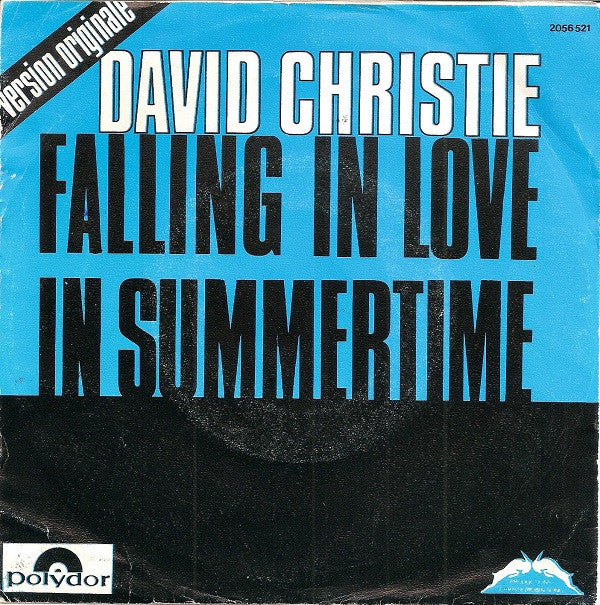 David Christie : Falling In Love In Summertime (7", Single)