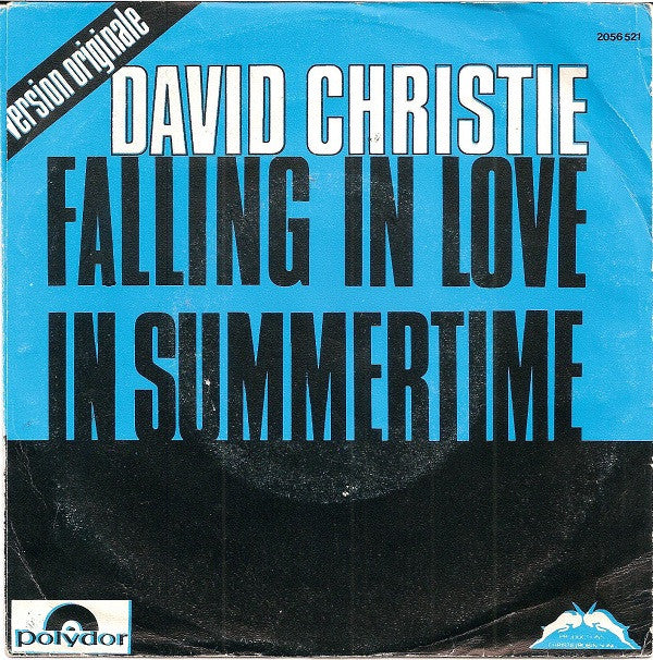 David Christie : Falling In Love In Summertime (7", Single)