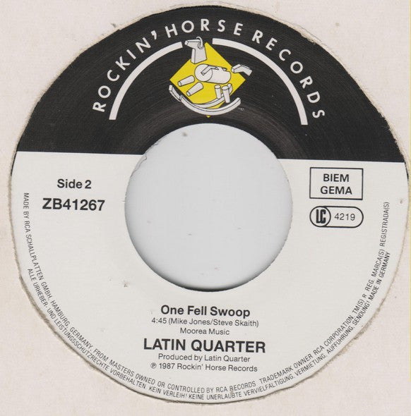 Latin Quarter : Nomzamo (One People One Cause) (7", Single)