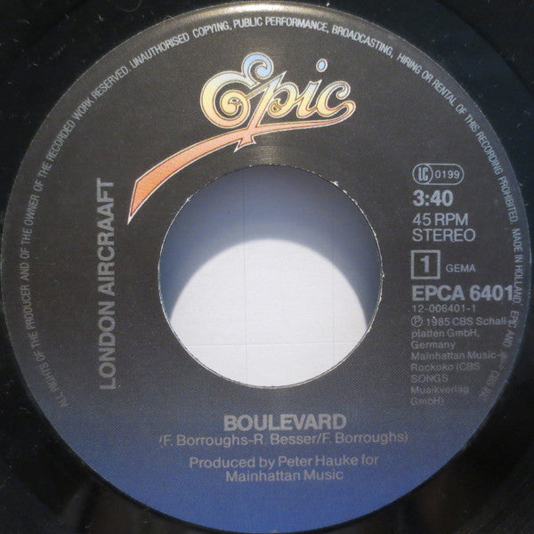 London Aircraaft : Boulevard (7", Single)