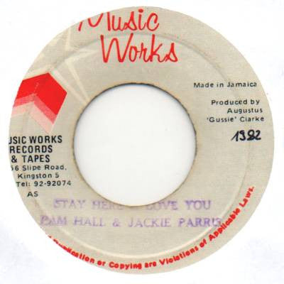 Pam Hall & Jackie Paris (2) : Stay Here & Love You (7")