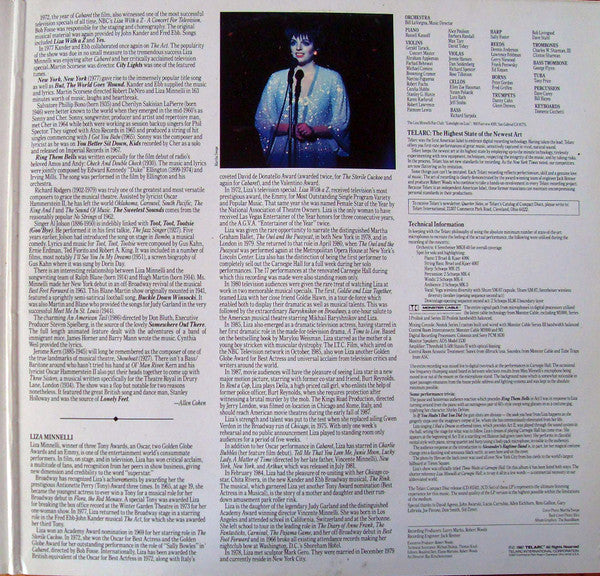 Liza Minnelli : Liza Minnelli At Carnegie Hall (2xLP, Gat)