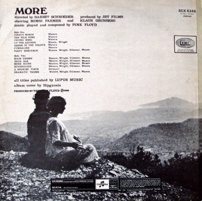 Pink Floyd : Soundtrack From The Film "More" (LP, Album, RP)