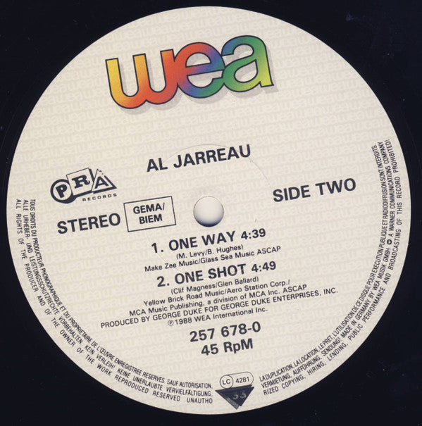 Al Jarreau : I Must Have Been A Fool (12")