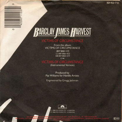 Barclay James Harvest : Victims Of Circumstance (7", Single)