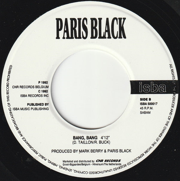 Paris Black : My Heart Is Still Young (7")