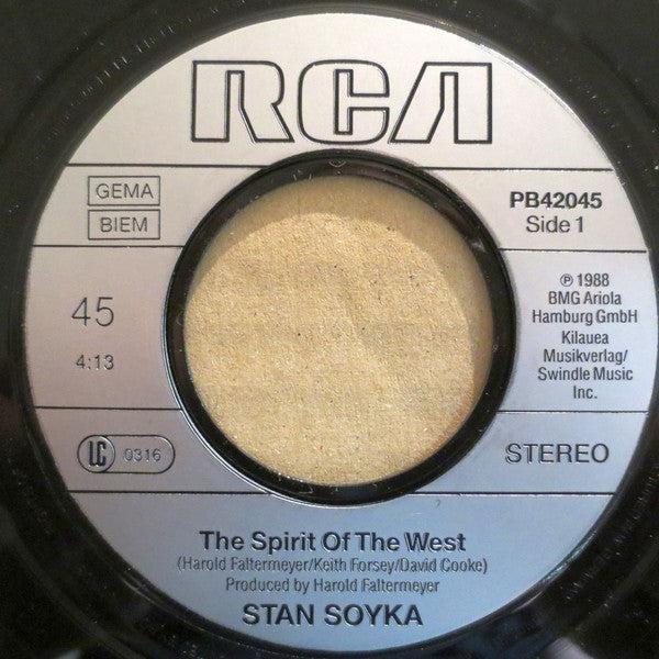 Stanisław Sojka : The Spirit Of The West (7", Single)