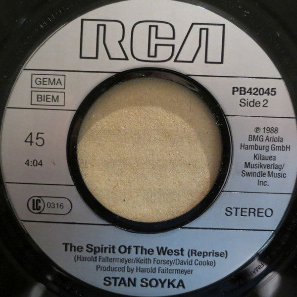 Stanisław Sojka : The Spirit Of The West (7", Single)