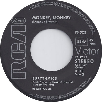 Eurythmics : Love Is A Stranger (7", Single)