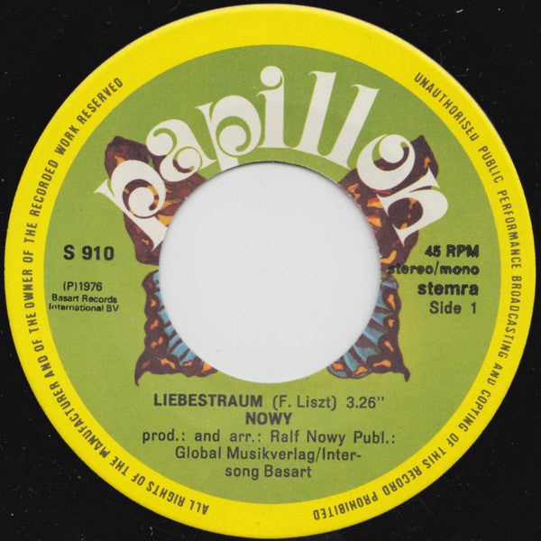 Ralf Nowy : Liebestraum (7")