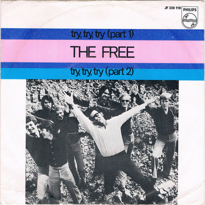 The Free (2) : Try, Try, Try (Part 1) / Try, Try, Try (Part 2) (7", Single, Mono)