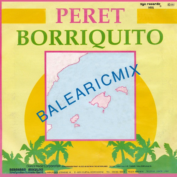 Peret : Borriquito Balearicmix (7", Single)