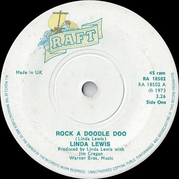 Linda Lewis : Rock A Doodle Doo (7", Single, Sol)