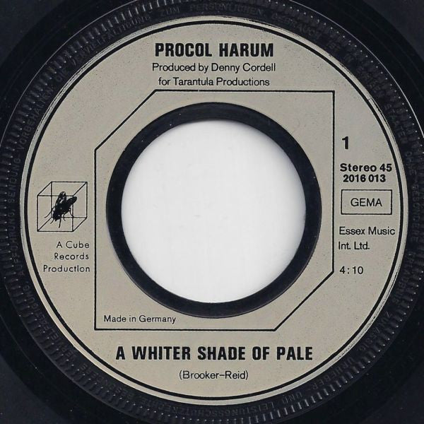 Procol Harum : A Whiter Shade Of Pale / A Salty Dog (7", Single)