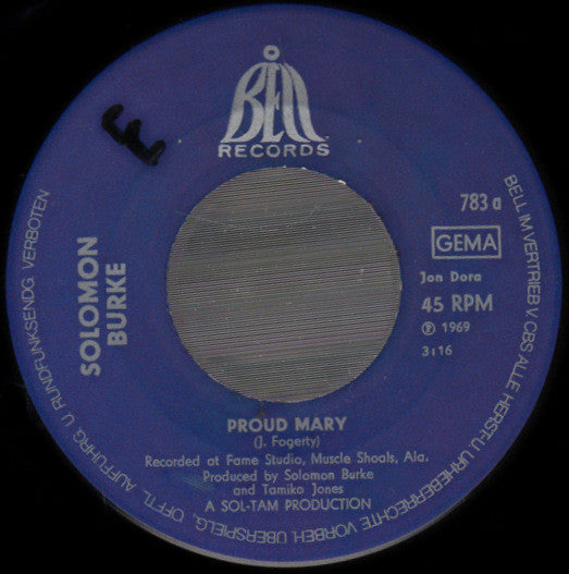 Solomon Burke : Proud Mary (7", Single)