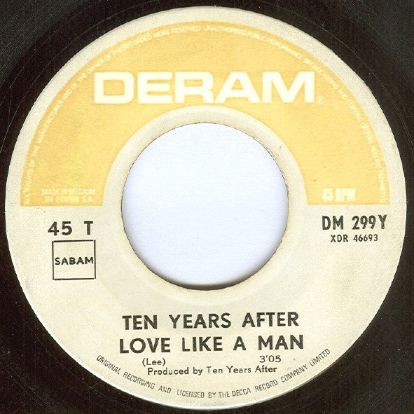 Ten Years After : Love Like A Man (7", Single)