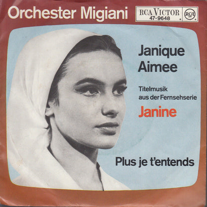 Armand Migiani Et Son Orchestre : Janique Aimee - Titelmusik Aus Der Fernsehserie Janine  (7", Single)