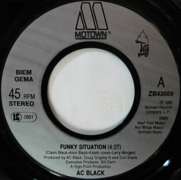 AC Black : Funky Situation (7", Single)