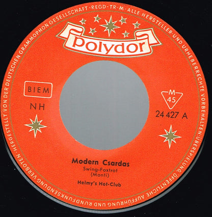 Helmy's Hot-Club : Modern Csardas  (7")