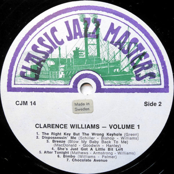 Williams' Washboard Band : 1933/35 Volume 1 (LP, Comp)