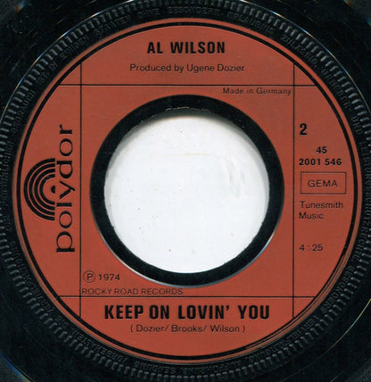 Al Wilson : La La Peace Song (7", Single)