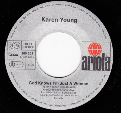 Karen Young : Bring On The Boys (7", Single)