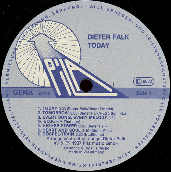 Dieter Falk : Today (LP, Album)