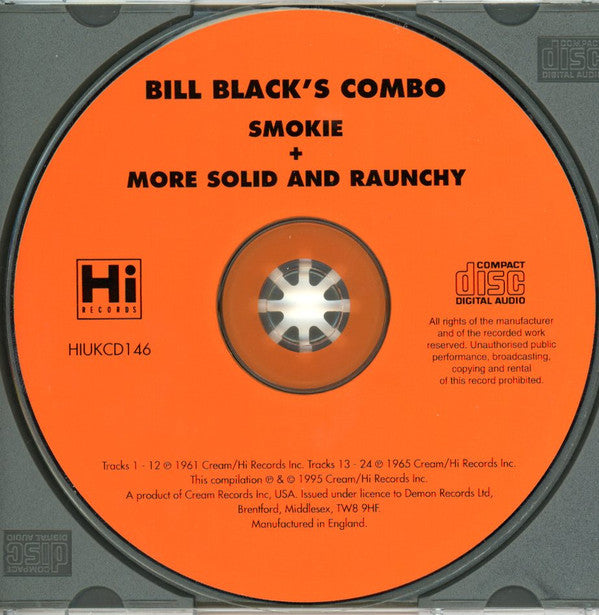 Bill Black's Combo : Smokie & More Solid And Raunchy (CD, Comp)