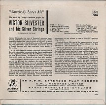 Victor Silvester and His Silver Strings : Somebody Loves Me (7", EP, Mon)