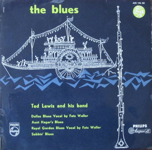 Ted Lewis And His Band : The Blues (7", EP)