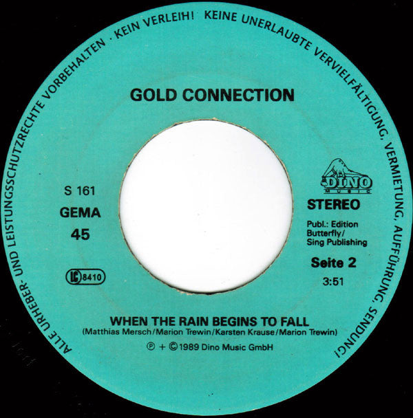 Gold Connection : Number One (7", Single)