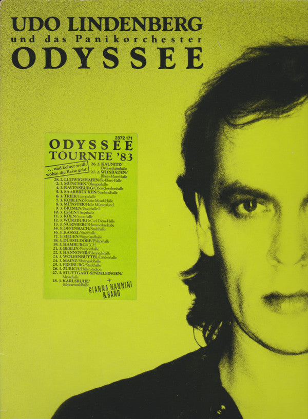 Udo Lindenberg Und Das Panikorchester : Odyssee (LP, Album, Inj)