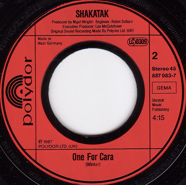 Shakatak : Mr. Manic & Sister Cool (7", Single)