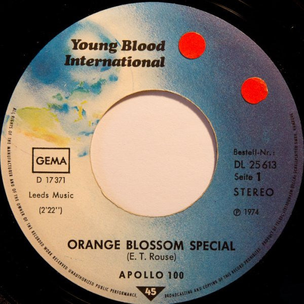 Apollo 100 : Orange Blossom Special  (7", Single)