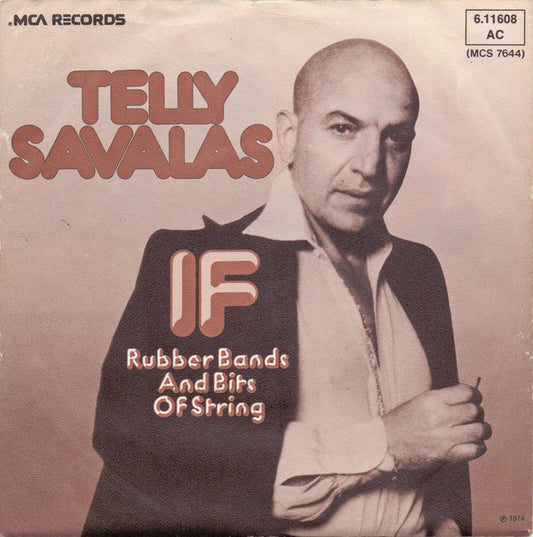 Telly Savalas : If (7", Single)