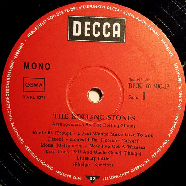 The Rolling Stones : The Rolling Stones  (LP, Album, Mono, RE)