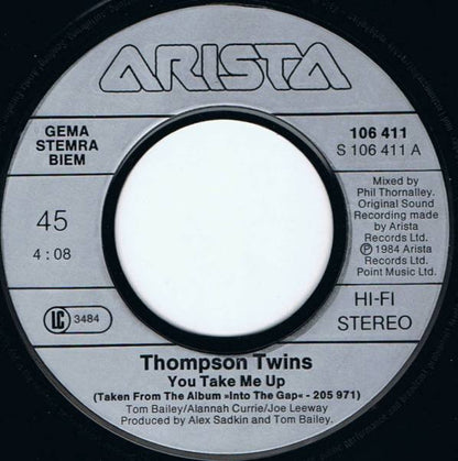 Thompson Twins : You Take Me Up (7", Single)