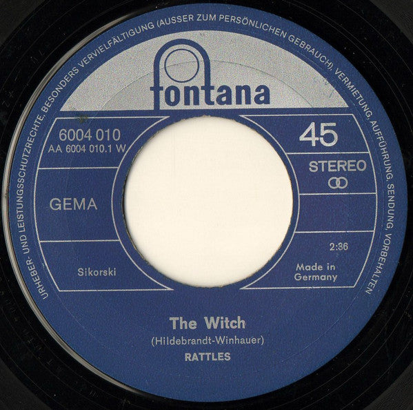 The Rattles : The Witch (7", Single)