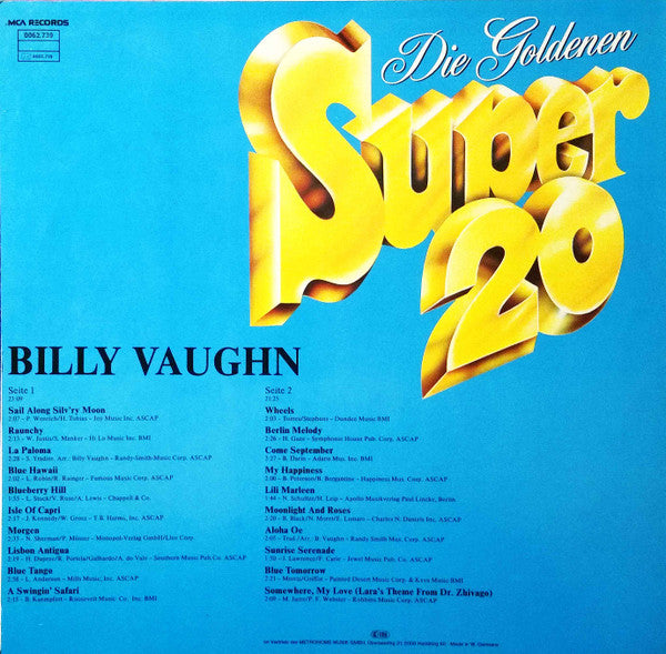 Billy Vaughn : Die Goldenen Super 20 (LP, Comp)