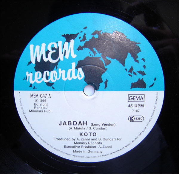 Koto : Jabdah (12", Maxi)